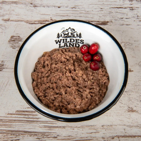 WILDES LAND CAT Classic Rind Pute - wołowina i indyk z żurawiną (400g)