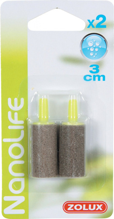 ZOLUX Kamień napowietrzający do akwarium zestaw 2 szt - cylinder 3 cm