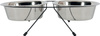 ZOLUX Miski dla psa na stojaku metalowym INOX 2 szt. 1,3 l