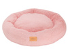 MIMIKO Pets Legowisko Shaggy okrągłe XL 75cm różowe