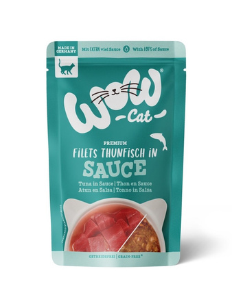 WOW CAT Thunfisch in sauce - kawałki tuńczyka w sosie (85g)