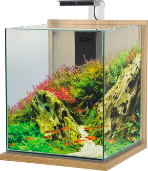 *- ZOLUX Zestaw akwarystyczny JALAYA XXL 300x300x350 mm 31,5 l kol. jasny brąz