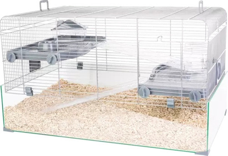 ZOLUX Klatka dla małych gryzoni Panas Colour 80 kol. szary