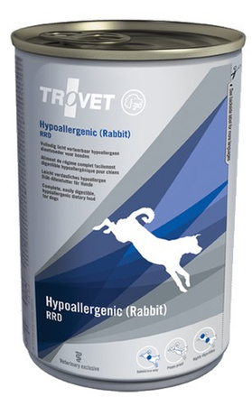Trovet RRD Hypoallergenic Królik dla psa puszka 400g