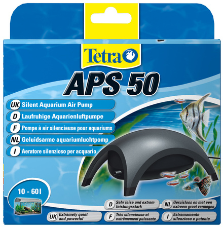 TETRA Aquarium Air Pumps APS 50 pompa napowietrz. czarna 10-60l jedno wyj.