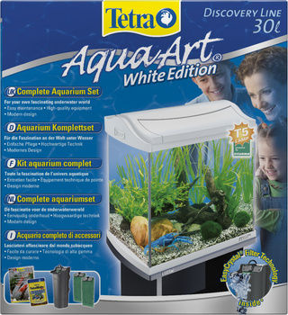 *- Tetra AquaArt Discovery Line Crayfish Set white 30 L-Zestaw do hodowli krewetek i krabów