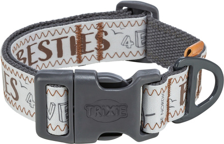 BE NORDIC, obroża, dla psa, szara, XS–S: 25–36 cm/25 mm, szeroka