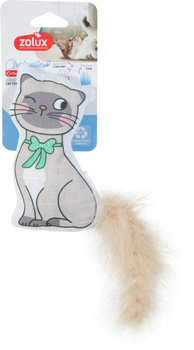 ZOLUX Zabawka dla kota z piórkami i kocimiętką kot muszka CHATOUILLE 7,5cm