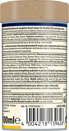 TETRA TetraMin Pro Crisps 100 ml, pokarm dla ryb akwariowych