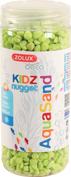 ZOLUX Żwirek do akwarium Aquasand KIDZ Nugget 500 ml kol. zielony