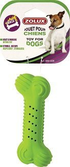 ZOLUX Zabawka kauczukowa dla psa, kość chrupiąca 14 cm różne kolory