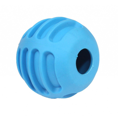 PET NOVA TPR FOODBALL BLUE 6cm       /10
