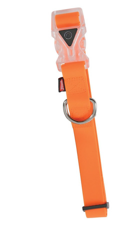 Zolux Obroża dla psa silikonowa 25 mm kol. pomarańczowy