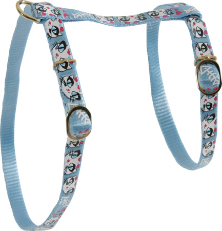 Zolux Szelki dla kota nylonowe LADYCAT 10 mm kol. niebieski