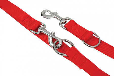 Zolux Smycz dla psa regulowana 25 mm kol. czerwony