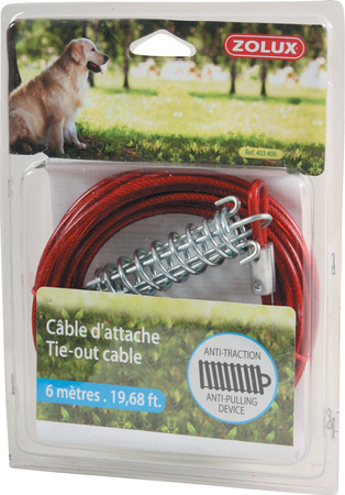 ZOLUX Linka z amortyzatorem dla psa 6 m