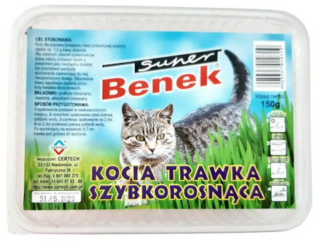 SUPER BENEK KOCIA TRAWA 150g /20szt
