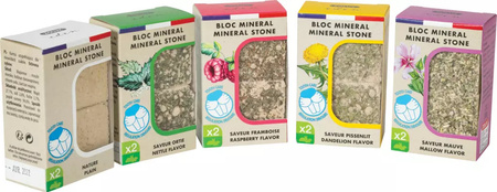 ZOLUX Kostki mineralne dla królika i gryzoni EDEN z malwą 2szt. x 100g