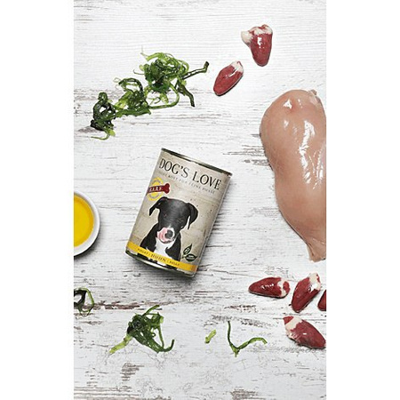 DOG'S LOVE BARF Pure Huhn - kurczak czysty (400g)