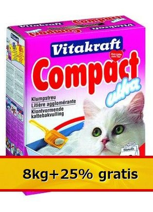 Żwirek Vitakraft Compact Ultra 8kg+25% gratis (10kg) [2489327]