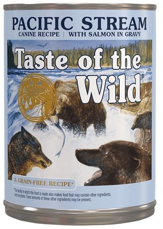 Taste of the Wild Pacific Stream Canine z mięsem z łososia puszka 390g