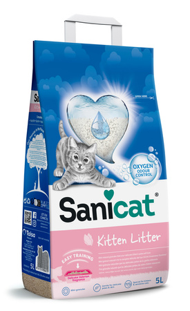 Kitten, żwirek, dla kociąt, sepiolitowy, 5L, niezbrylający