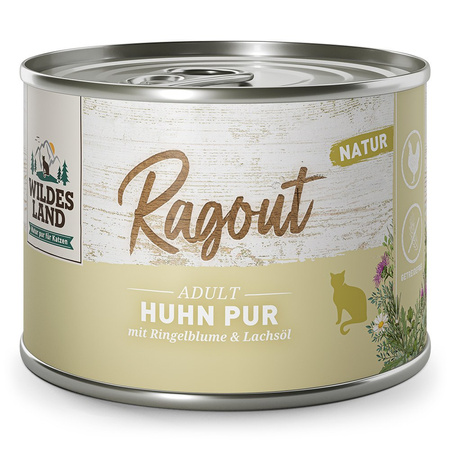 WILDES LAND CAT Ragout Huhn Pur - kurczak (180g)