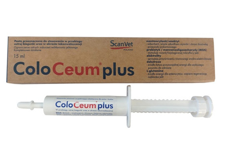 ScanVet Coloceum Plus pasta na biegunkę dla psów i kotów tuba 15ml