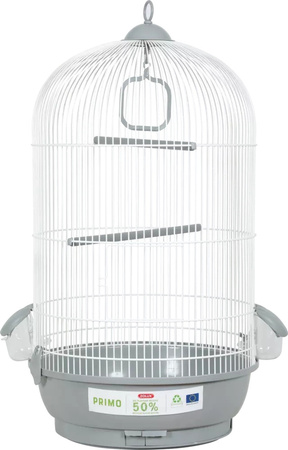 ZOLUX Klatka dla ptaków PRIMO CARMEN 50 cm, kol. szary/biały