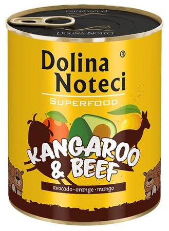 Dolina Noteci Superfood Pies Kangur i wołowina puszka 800g