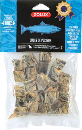 ZOLUX Przysmak naturalny dla psa Kostki ze skóry dorsza 100g