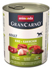 Animonda GranCarno Original Adult Rind Kaninchen Krautern Wołowina + Królik z Ziołami puszka 800g