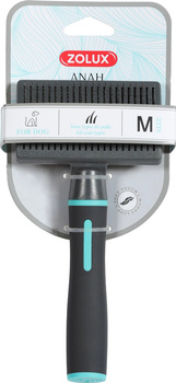 ZOLUX Szczotka dla psa z wysuwanymi igłami ANAH M średnia