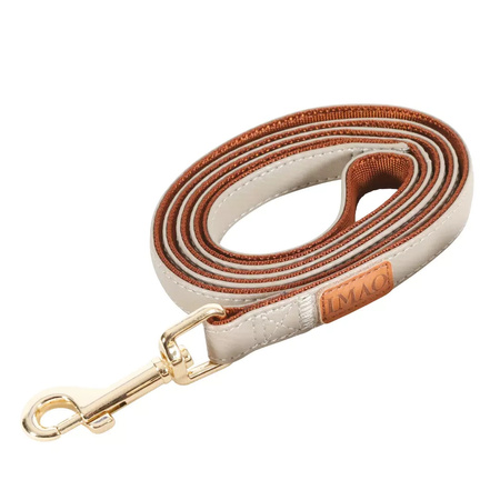 Zolux Smycz dla psa elegancka IMAO MAYFAIR 25 mm/1,2 m kol. szary