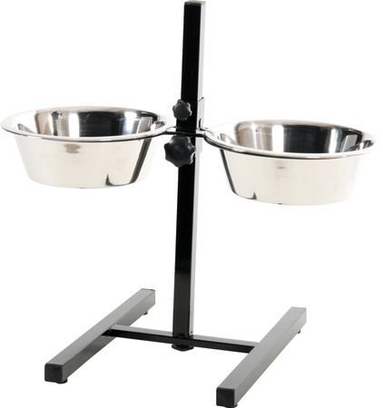 ZOLUX Miski dla psa na stojaku regulowanym 2 szt. śr. 24,5 cm 2,5 l