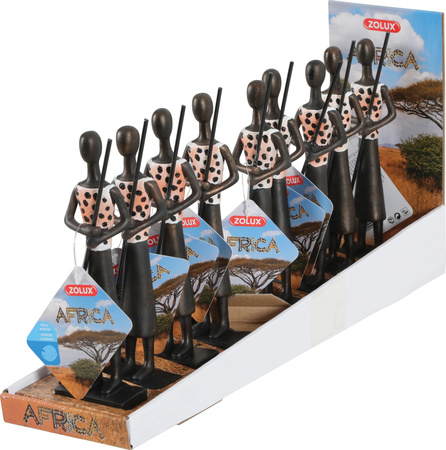 Zolux Ozdoba do akwarium strażnik AFRICA M 5,5x2,9x19,5 cm