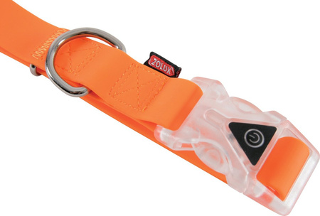 ZOLUX Obroża dla psa silikonowa 20 mm kol. pomarańczowy