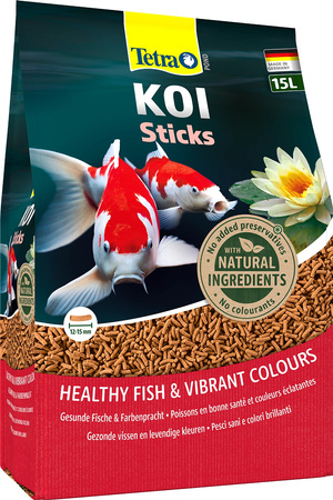 TETRA Pond KOI Sticks 15 L Pokarm dla karpii KOI w oczku wodnym