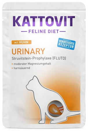 Kattovit Feline Diet Urinary kurczak saszetka 85g