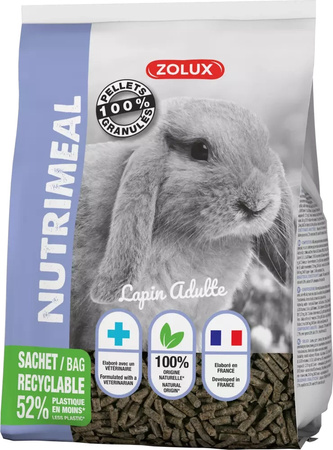Zolux Pokarm mieszanka dla dorosłego królika Granulat NUTRIMEAL 3 800 g