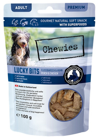 Chewies Lucky Bits Adult Okoń & kurczak 100g