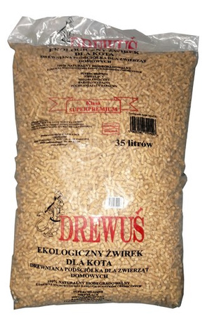 Drewuś 35L (15kg) żwir drewniany