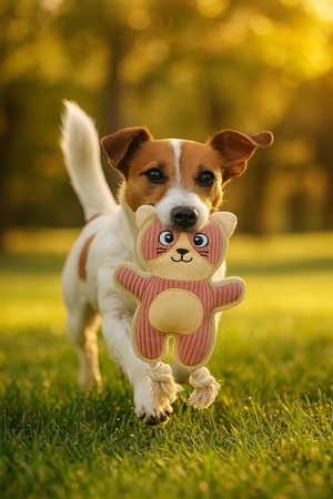 ZOLUX Zabawka dla psa wytrzymała Kot BUDDY różowy 29cm