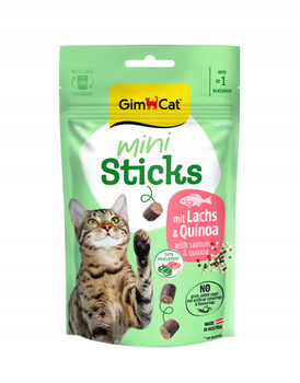 GIMCAT STICKS MINI ŁOSOŚ KOMOSA 50g