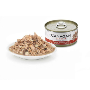 CANAGAN KOT pusz.75g TUNA WITH CRAB TUŃCZYK / KRAB /12