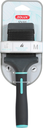 ZOLUX Dwustronna szczotka dla psa elastyczna pudlówka ANAH średnia