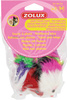ZOLUX Zabawka dla kota 3 myszki z piórami