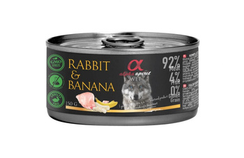 Alpha Spirit KRÓLIK Z BANANEM 150G