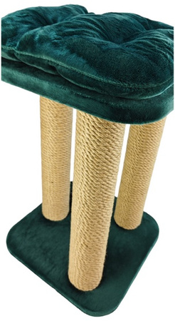 Kamari Drapak Rico zielony plusz