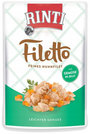 RINTI FILETTO sasz.100g KURA WARZYWA      w galaretce /24